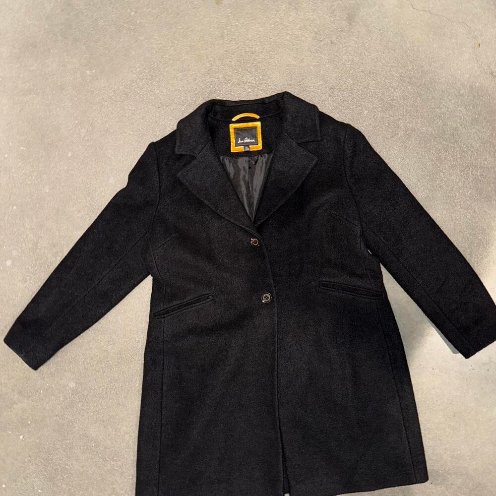 Sam elderman black wool coat
